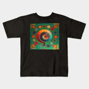 Shaman Peyote Serpent Ritual Kids T-Shirt
